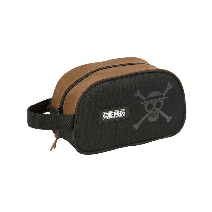 Safta One Piece Neceser de 5L - Cremallera - Asa Lateral - Adapatable a Carro - 260x120x150mm - Color Negro