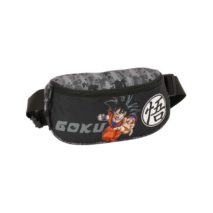 Safta Dragon Ball Bolsa de Cintura - Cintas Ajustables - 2.90L - 230x90x140mm - Color Negro