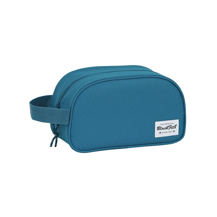 Safta Blackfit8 Egeo Neceser de 5L - Cremallera - Asa Lateral - Adapatable a Carro - 260x120x150mm - Color Azul