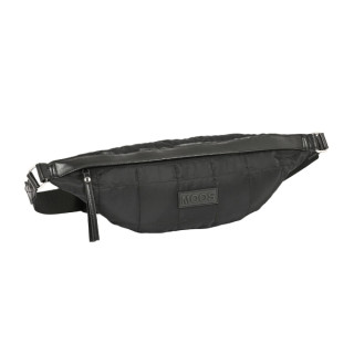 Safta Moos Capsula Bolsa de Cintura - Cremallera - Cintas Ajustables - 4.45L - 410x70x155mm - Color Negro