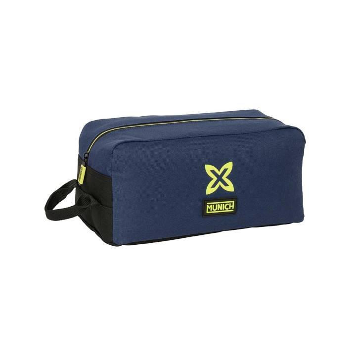 Safta Munich Track Zapatillero - Asa Lateral - 9L - Almacenamiento Multiple - Proteccion del Calzado - 340x180x150mm - Color Azu