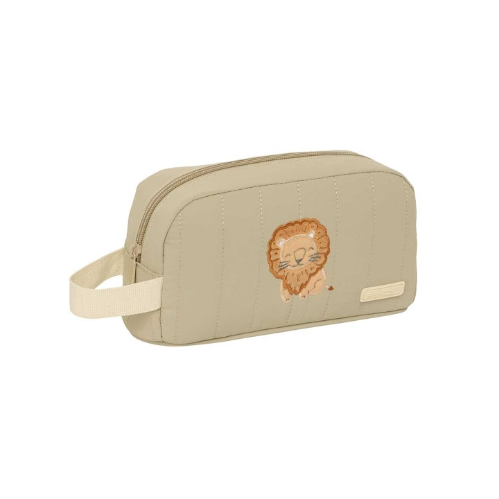 Safta Leon Portadesayunos Termico de 1.7L - Interior Forrado en Aluminio - 215x65x120mm - Color Arena