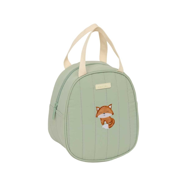 Safta Zorrito Neceser Termo de 5.85L - Interior Forrado en Aluminio - Asa Superior - 190x140x220mm - Color Verde