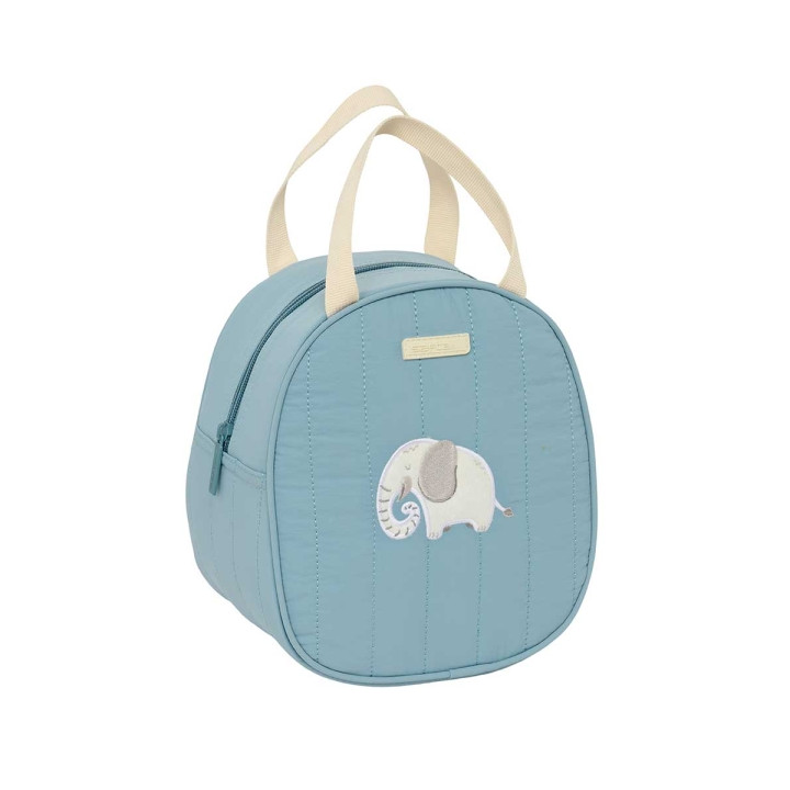 Safta Elefante Neceser Termo de 5.85L - Interior Forrado en Aluminio - Asa Superior - 190x140x220mm - Color Azul