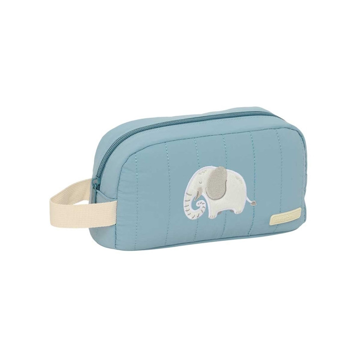 Safta Elefante Portadesayunos Termico de 1.7L - Interior Forrado en Aluminio - 215x65x120mm - Color Azul
