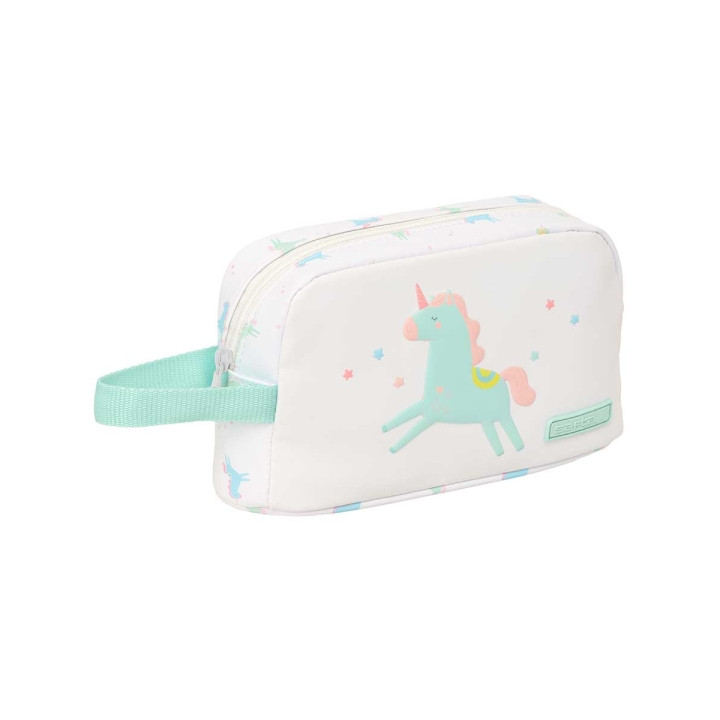 Safta Unicornio Portadesayunos Termico de 1.7L - Interior Forrado en Aluminio - 215x65x120mm - Color Blanco