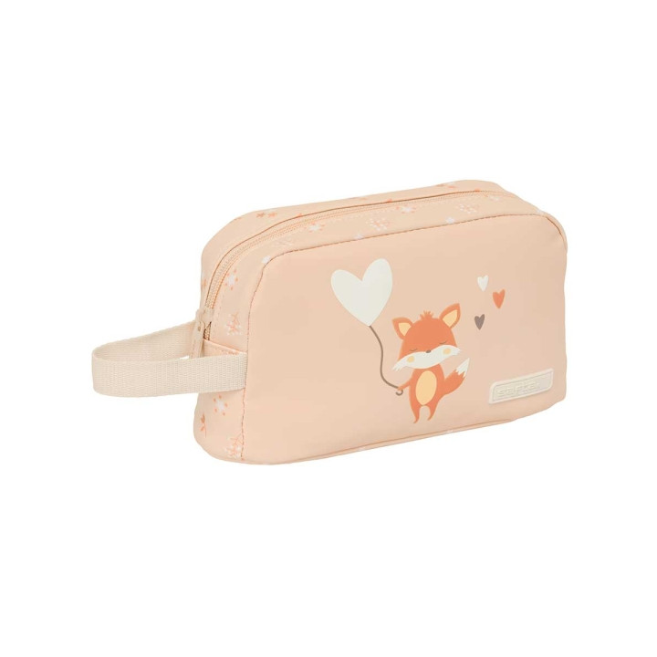 Safta Flores Portadesayunos Termico de 1.7L - Interior Forrado en Aluminio - 215x65x120mm - Color Melocoton