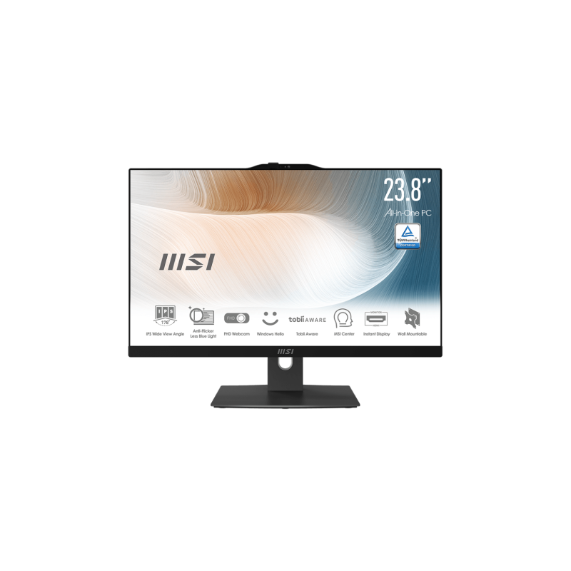Msi aio modern am242tp 12m-823es. 23.8" (60cm). plano. ips. tactil. i5-1235u. ddr4 sdram 16gb (8gb*2). 512 gb pcie ssd. sin ... Msi aio modern am242tp 12m-823es. 23.8" (60cm). plano. ips. tactil. i5-1235u. ddr4 sdram 16gb (8gb*2). 512 gb pcie ssd. sin ...
