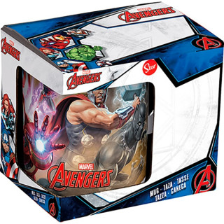 Safta Avengers Infinity Taza Ceramica de 325ml - Apta para Lavavajillas - Apta para Microondas - 1.7x8.7x10cm - Multicolor