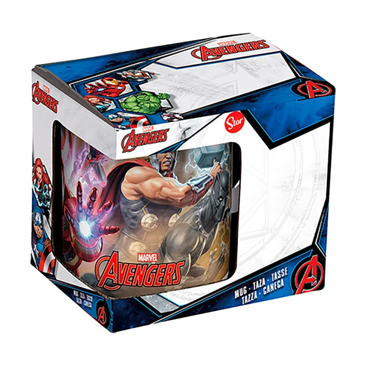 Safta Avengers Infinity Taza Ceramica de 325ml - Apta para Lavavajillas - Apta para Microondas - 1.7x8.7x10cm - Multicolor