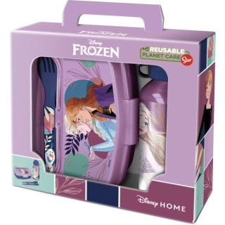 Safta Frozen Cool Days Set de Menaje Infantil - PVC sin BPA - Color Morado