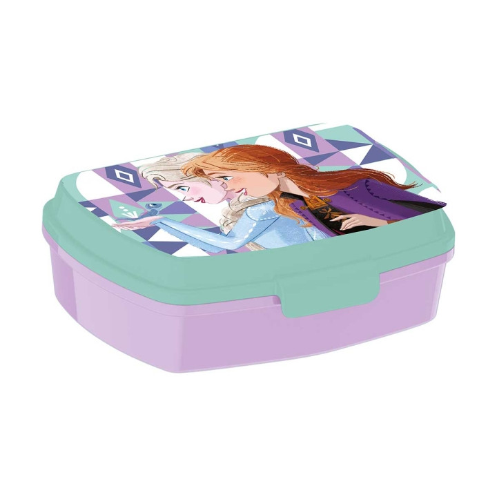 Safta Frozen Spirit Sandwichera - PVC sin BPA - Rectangular - Color Morado