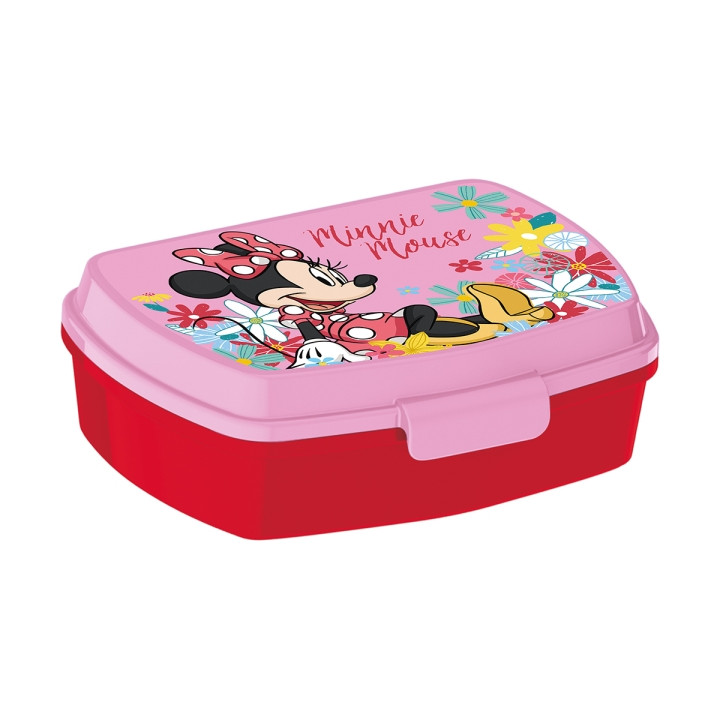 Safta Minnie Mouse Naive Sandwichera - PVC sin BPA - Rectangular - Color Rosa