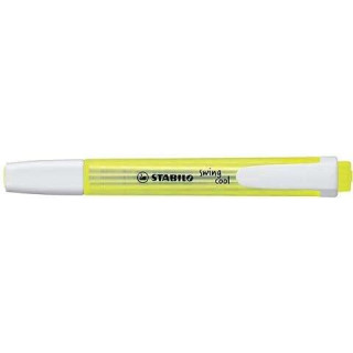 Stabilo Swing Cool Marcador Fluorescente - Cuerpo Plano - Punta Biselada - Trazo entre 1 y 4mm - Tinta con Base de Agua - Antis
