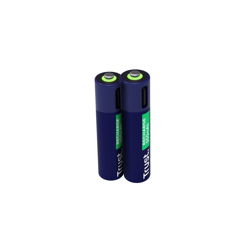 Trust Pack de 2 Pilas Recargables 500 mAh AAA Trust Pack de 2 Pilas Recargables 500 mAh AAA