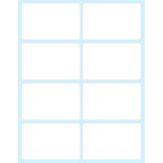 PAQUETE 10 HOJAS ETIQUETAS BLANCAS EN SOBRE-58X36 MM TICO E-5836