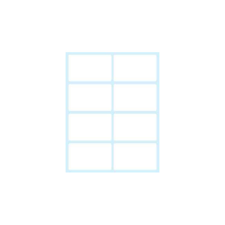 PAQUETE 10 HOJAS ETIQUETAS BLANCAS EN SOBRE-58X36 MM TICO E-5836