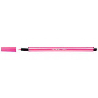 ROTULADOR PUNTA FIBRA MEDIA 1MM. PEN 68 ROSA NEON STABILO 68/056