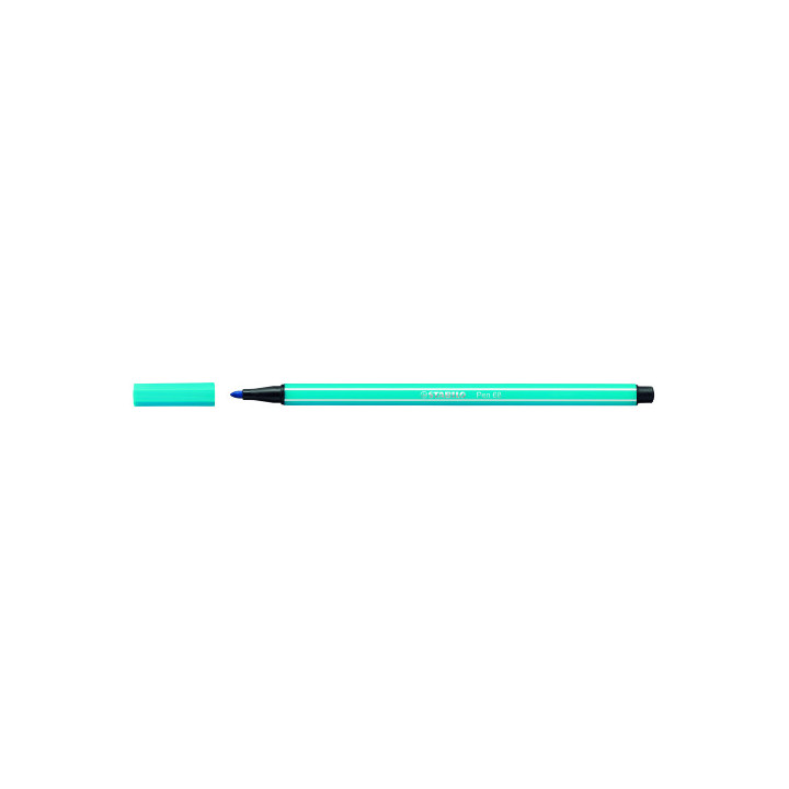 ROTULADOR PUNTA FIBRA MEDIA 1MM. PEN 68 AZUL NEON STABILO 68/031