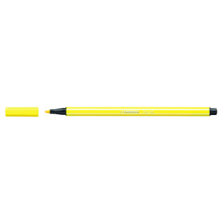 ROTULADOR PUNTA FIBRA MEDIA 1MM. PEN 68 AMARILLO NEON STABILO 68/024