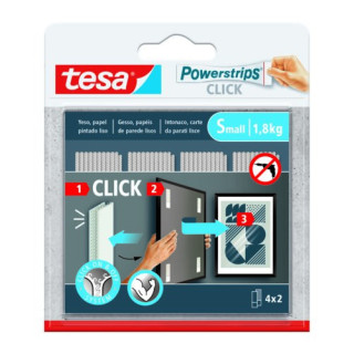 BLISTER TIRAS ADHESIVAS CUELGA OBJETOS POWERSTRIPS CLIK 1