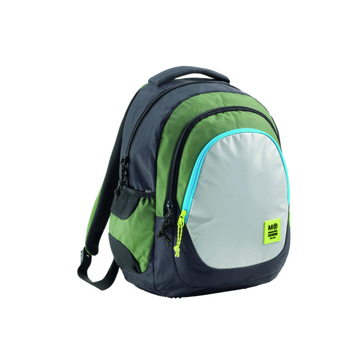MOCHILA TRIPLE BERLIN RECICLADA RIDER GREEN MIQUELRIUS MR19332