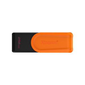 Kingston 256gb portable usb 3.2 gen 1 datatraveler exodia s (black/orange)