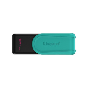 Kingston 128gb portable usb 3.2 gen 1 datatraveler exodia s (black/turquoise)