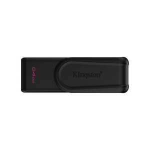 Kingston 64gb portable usb 3.2 gen 1 datatraveler exodia s (black/black)