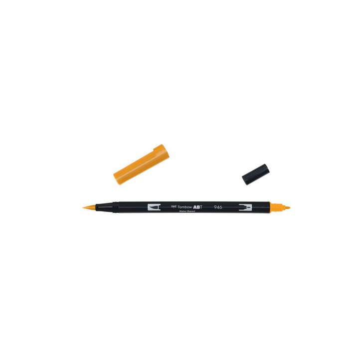 ROTULADOR DOBLE PUNTA PINCEL DUAL BRUSH-946 - COLOR GOLD OCHRE. TOMBOW ABT-946