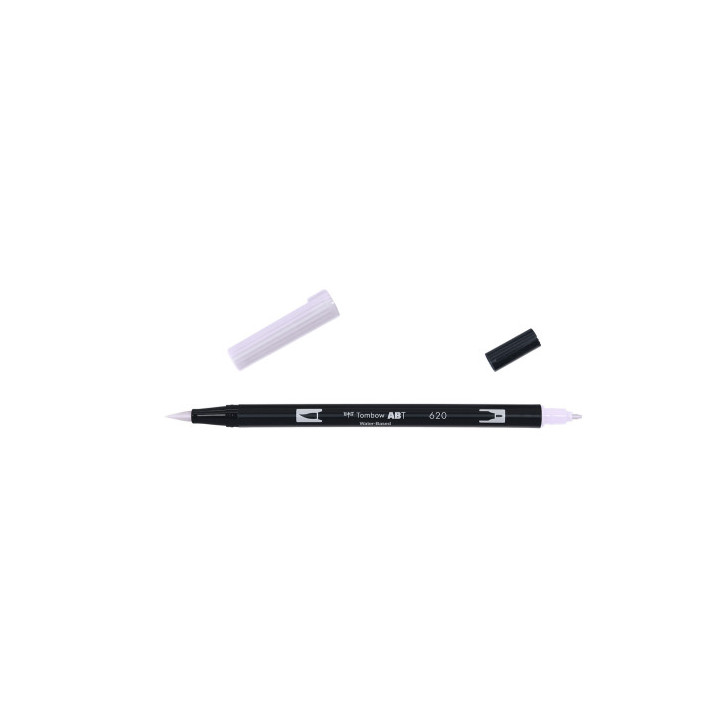 ROTULADOR DOBLE PUNTA PINCEL DUAL BRUSH-620 - COLOR LILAC. TOMBOW ABT-620