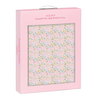 Safta VMB Set de Libreta A4 y Saco para Regalo - Presentado con Ventana Transparente - Asa de PVC - 280x60x350mm - Color Rosa