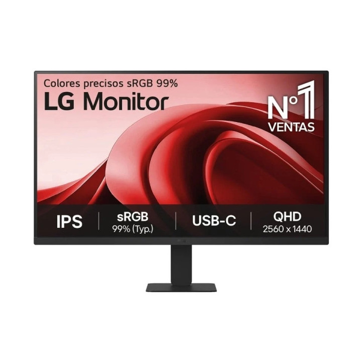 LG 27U631A-B Monitor LED 27" IPS QHD 100Hz HDR - Respuesta 5ms - Ajustable de Inclinacion - HDMI