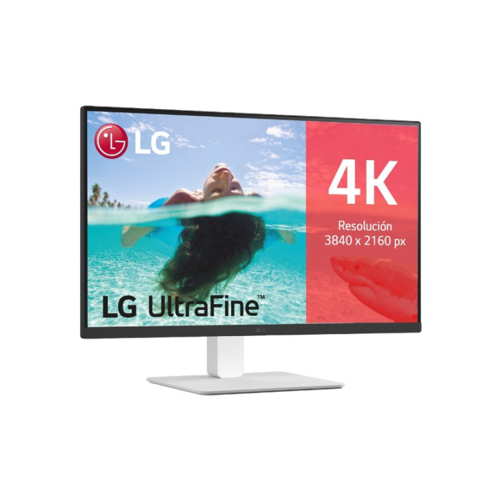 LG UltraFine Monitor LED 27" IPS UltraHD 4K HDR10 - 60Hz - Respuesta 5ms - Angulo de Vision 178º - 16:9 - HDMI