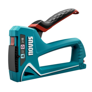 Novus J15 Clavadora/Grapadora - Para Grapas de 4 a 10mm - Cambio de grapa Mediante Mecanismo de Desplazamiento - Bloqueo del Ma