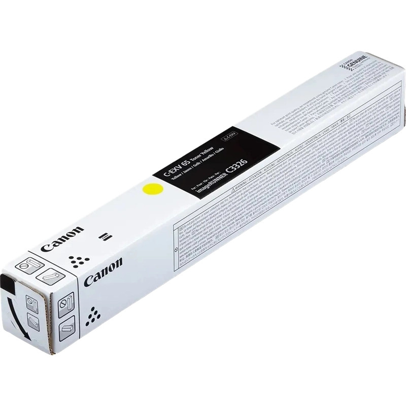 Canon CEXV65 Amarillo Cartucho de Toner Original - 5764C001 Canon CEXV65 Amarillo Cartucho de Toner Original - 5764C001