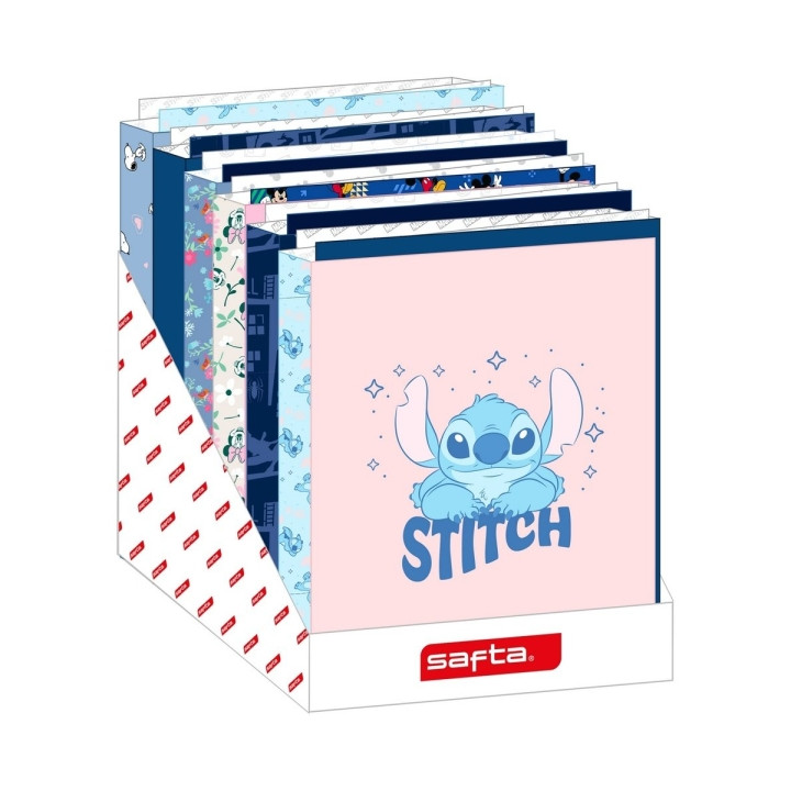 Safta Expositor con Carpetas de Anillas - Material Reciclado - Resistente - 290x340x340mm - Colores Surtidos