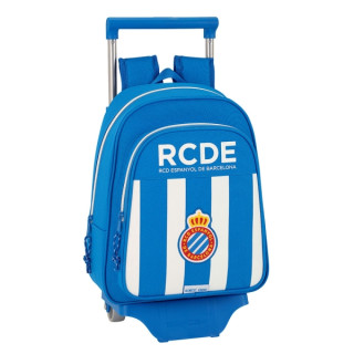Safta RCD Espanyol Mochila con Carro - Hombreras Acolchadas - Bolsillo Frontal - Asa Superior - Mochila Extraible - Material Res