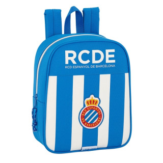 Safta RCD Espanyol Mochila Guarderia - Adaptable a Carro - Tarjeta de Identificacion - Asa de Mano - 6L - 220x100x270mm - Color