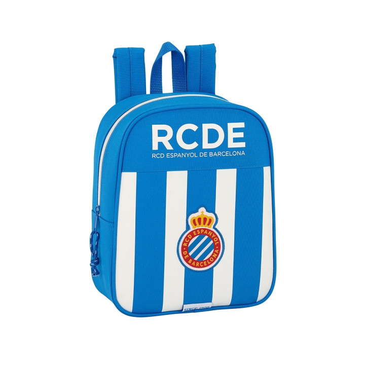 Safta RCD Espanyol Mochila Guarderia - Adaptable a Carro - Tarjeta de Identificacion - Asa de Mano - 6L - 220x100x270mm - Color