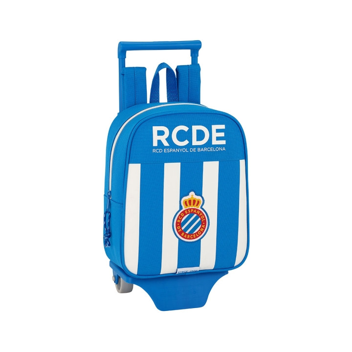 Safta RCD Espanyol Mochila con Carro - Tarjeta ID - Asa Superior - Mochila Extraible - Material Resistente - 6L - 220x100x270mm