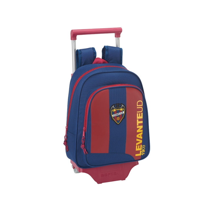 Safta Levante U.D. Mochila con Carro - Hombreras Acolchadas - Bolsillo Frontal - Asa Superior - Mochila Extraible - Carro Resist