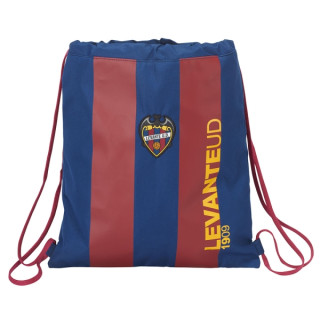 Safta Levante U.D. Saco Plano - Bolsillo con Cremallera - Cierre con Cordones - 5L - Ligero y Compacto - 350x10x400mm - Color Ro
