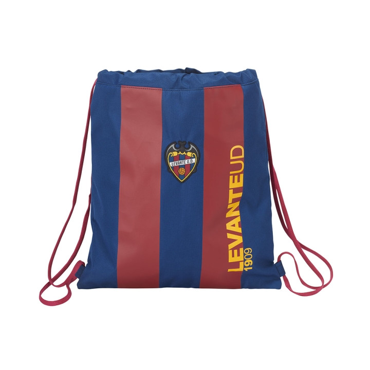 Safta Levante U.D. Saco Plano - Bolsillo con Cremallera - Cierre con Cordones - 5L - Ligero y Compacto - 350x10x400mm - Color Ro