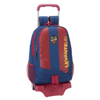Safta Levante U.D. Mochila con Carro - Portabotellas - Dos Compartimentos Grandes - Tirador Doble - Hombreras y Espalda Acolchad