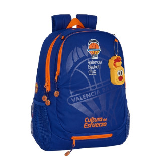 Safta Valencia Basket Mochila Adaptable a Carro - Adaptable a Carro - Bolsillos Laterales - Dos Compartimentos - Hombreras Acolc