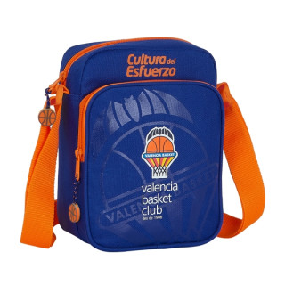 Safta Valencia Basket Bandolera - Cremallera - Bolsillo Frontal - Bandolera Ajustable - Compartimento Trasero con Velcro - 2L -