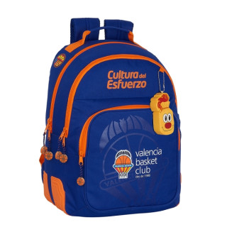 Safta Valencia Basket Mochila con 2 Compartimentos - Antirozaduras - Adaptable a Carro - Portabotellas - Tirador Doble - Hombrer