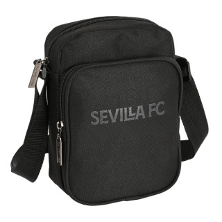 Safta Sevilla FC Teen Bandolera - Cremallera - Bolsillo Frontal - Bandolera Ajustable - Compartimento Trasero con Velcro - 2L -
