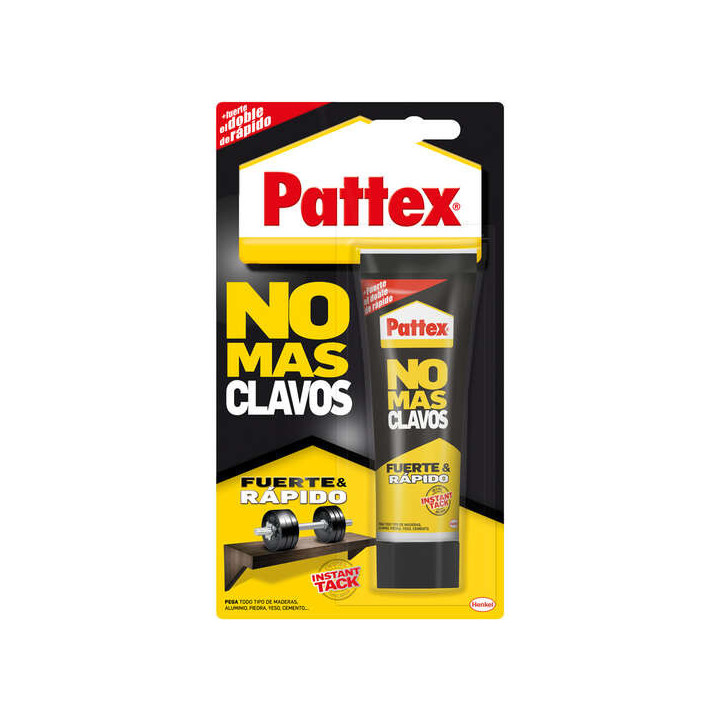 Pattex No Mas Clavos Blister 100g - Adhesivo de Montaje Extra-Fuerte - Elimina la Necesidad de Clavos y Tornillos - Ideal para